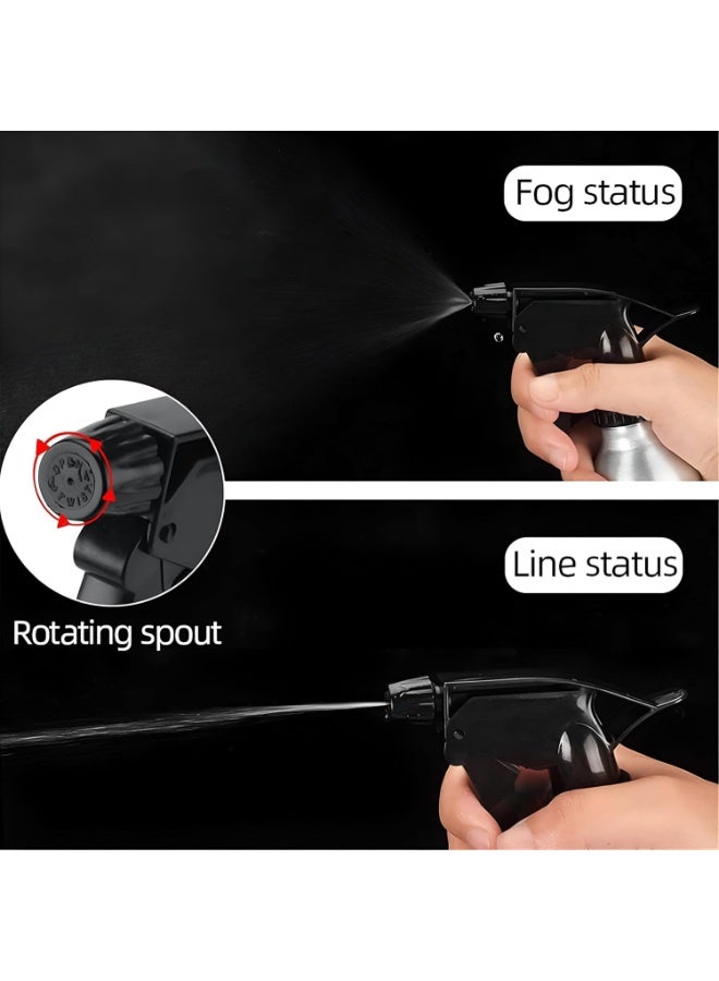 زجاجة رذاذ ماء ناعمة سعة 500 مل - بخاخ ماء فارغ متعدد الأغراض للشعر المجعد، وتصفيف الشعر، والاستخدام في الصالونات ومحلات الحلاقة، والعناية بالنباتات، والتنظيف اليومي - أبيض - Image 3